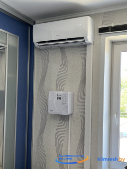 Кондиционер Gree Pular Inverter R32 GWH24AGDXE-K6DNA4C глянцевая панель до 60 м² с Wi-Fi