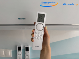 Кондиционер Gree Airy Inverter R32 GWH09AVCXB-K6DNA1B (чёрный) до 25 м² с Wi-Fi 