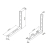 Кронштейн сварной Kardesler Metal KM07-WHB100-EH-W7 1000мм 
